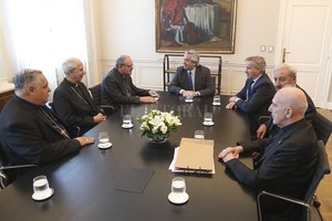 ELLITORAL_344333 |  NA Encuentro en diciembre de 2019 entre representantes de la Conferencia Episcopal Argentina con el presidente Alberto Fernández.