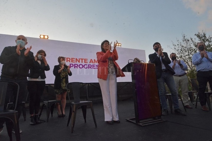ELLITORAL_411221 |  Pablo Aguirre El Frente Progresista salió al ruedo en medio de la tormenta.