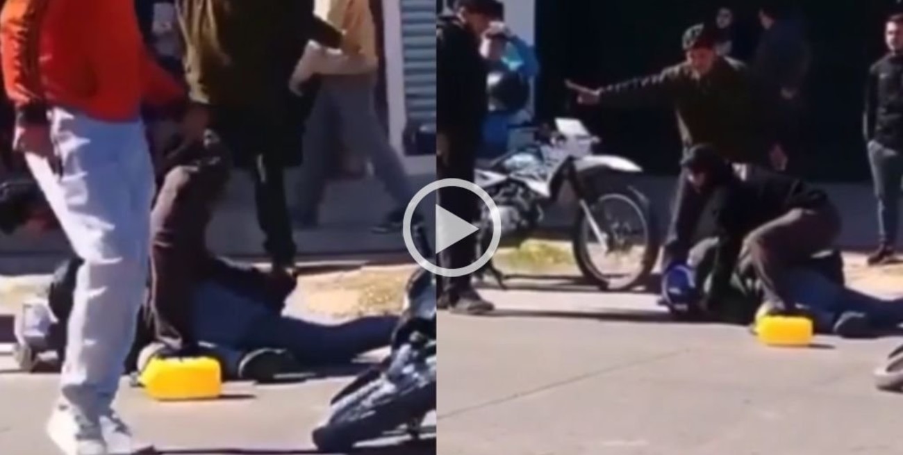 Video: vecinos lincharon a un motochorro tras un intento de robo en Corrientes
