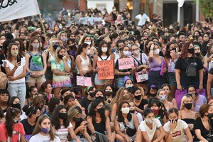 ELLITORAL_361371 |  Pablo Aguirre Basta de violencia de género y más igualdad  fue el mensaje que cobró fuerza durante la caravana.