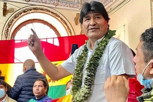 ELLITORAL_404751 |  Gentileza Evo Morales, ex presidente boliviano.  La lucha contra el narcotráfico en Bolivia es una política de Estado que alcanzó logros históricos reconocidos por la Unión Europea y la ONU , dijo.