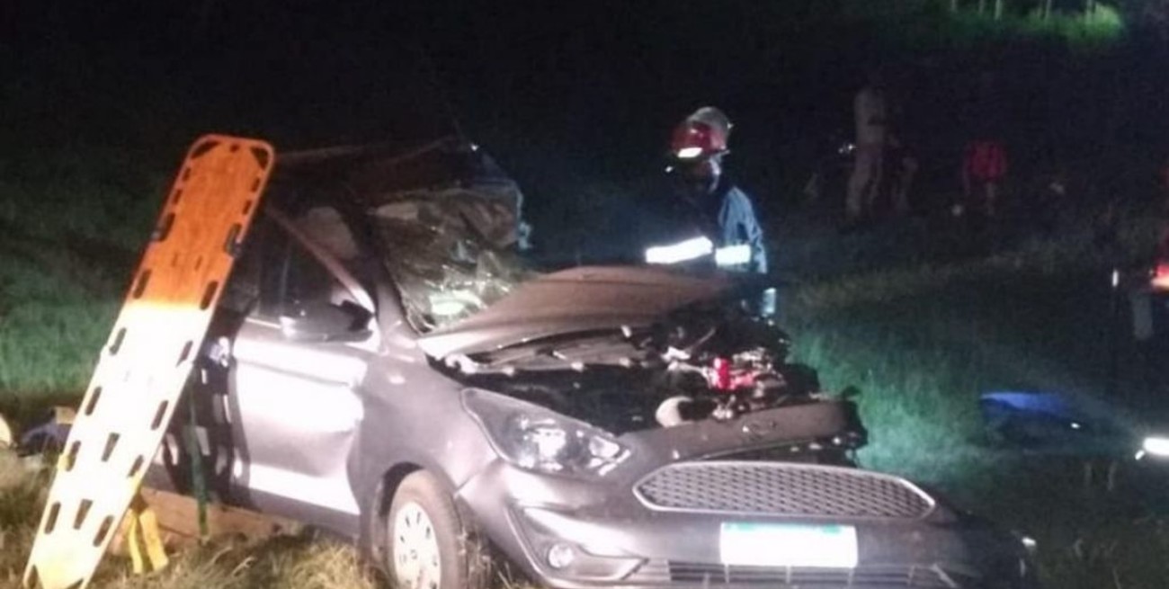 Un fallecido y tres heridos tras accidente vial en Corrientes