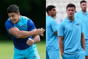 ELLITORAL_390402 |  Gentileza Prensa UAR / Gaspa Fotos Santiago Chocobares y Bautista Delguy. Ambos serán titulares este sábado en el segundo test ante Gales.
