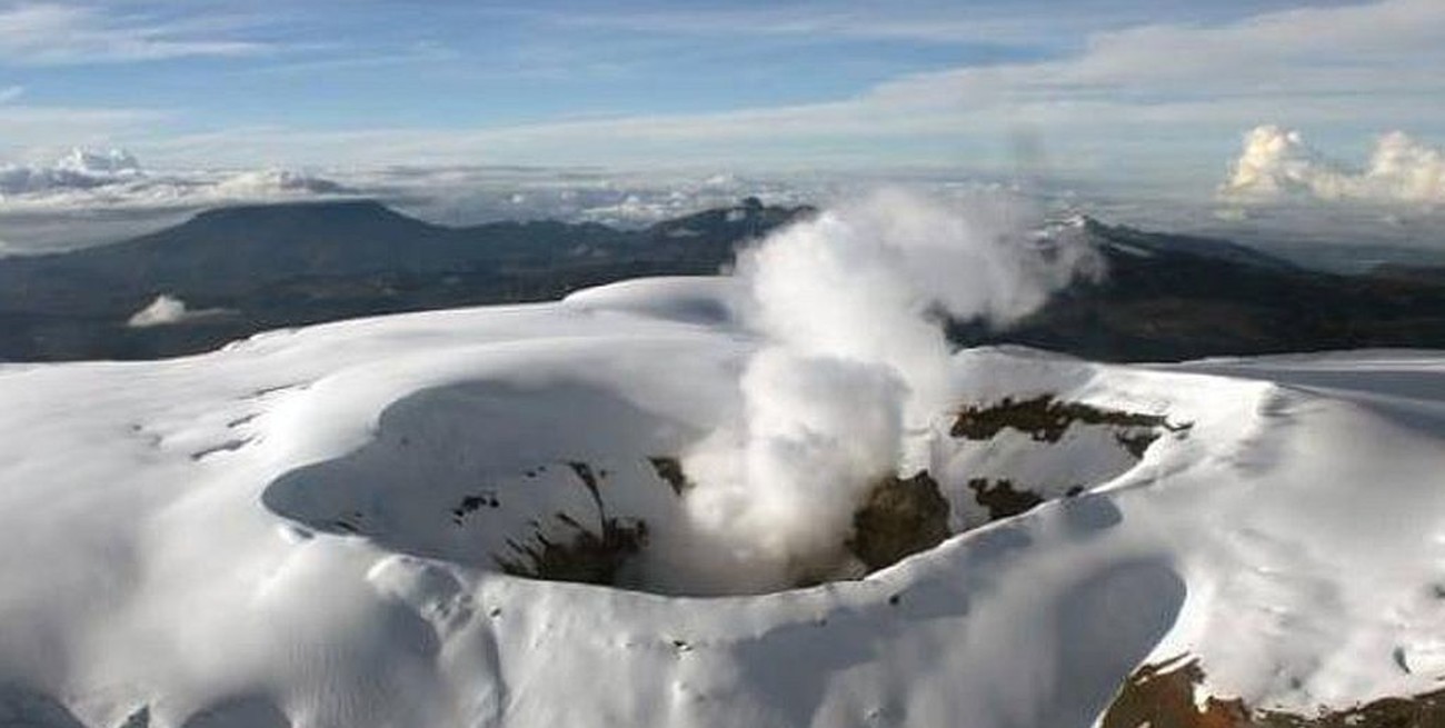 Colombia: entró en actividad el Volcán Nevado del Ruiz 
