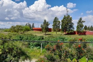 Gentileza Imagen actual del sector perimetral de la Planta de Tratamiento de Líquidos Cloacales. Se había puesto un tejido para proteger las instalaciones pero fue robado.