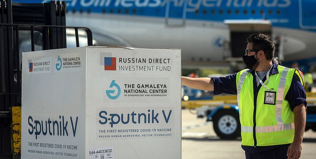 Llegaron otras 765.545 dosis de la vacuna Sputnik V desde Moscú