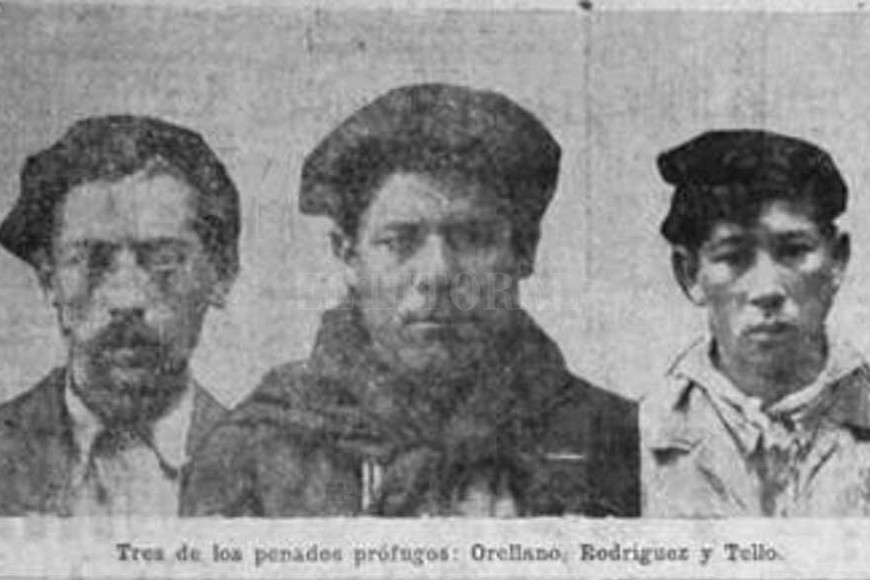 ELLITORAL_335943 |  Hemeroteca Digital de Santa Fe / Diario El Orden Los presos que protagonizaron la fuga.