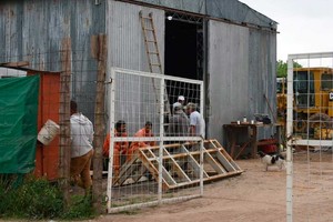 Luis Cetraro El hecho se produjo a metros del obrador donde trabaja el herido.