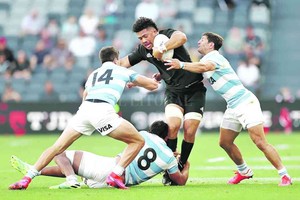 Archivo Los Pumas volverán a estar frente a frente con los All Blacks, el 12 y 18 de septiembre, en Gold Coast y Brisbane, respectivamente. La imagen corresponde al inolvidable primer triunfo argentino ante el seleccionado neozelandés, ocurrido el 11 de noviembre de 2020 en Sydney.