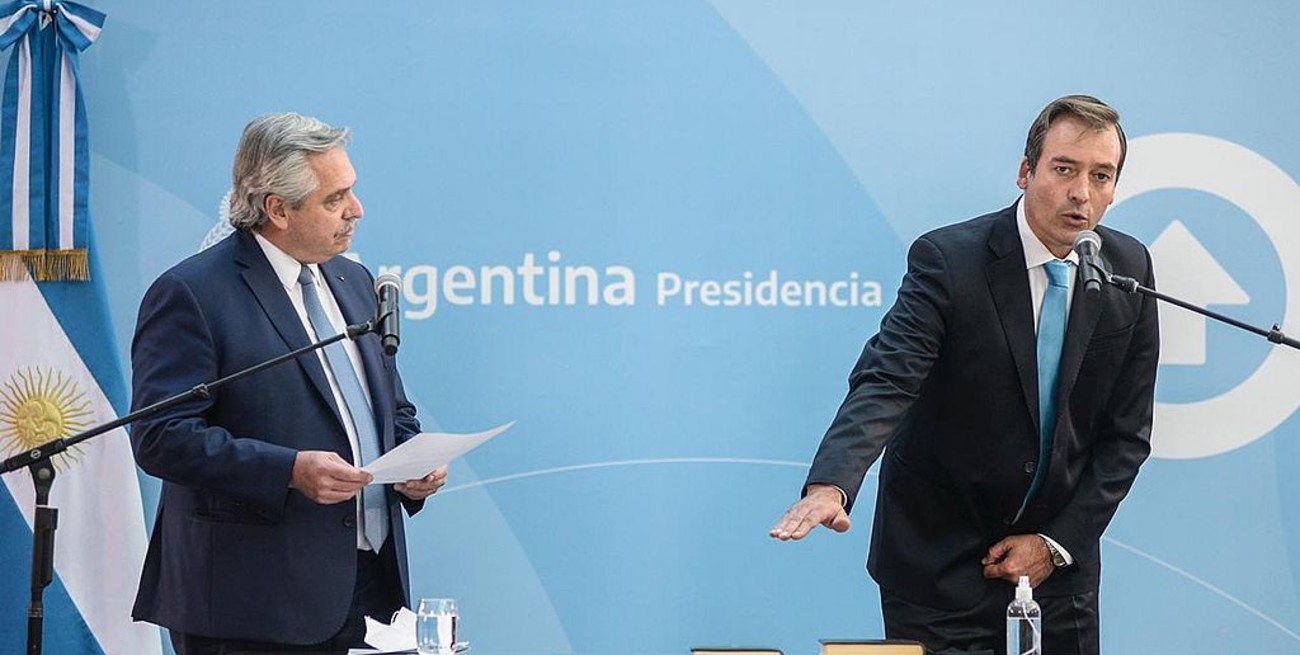 El Presidente le tomó juramento a Martín Soria