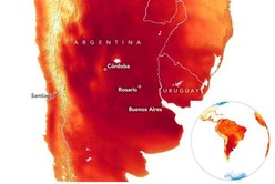 La NASA analiza la ola de calor que atraviesa Santa Fe y gran parte del hemisferio sur 