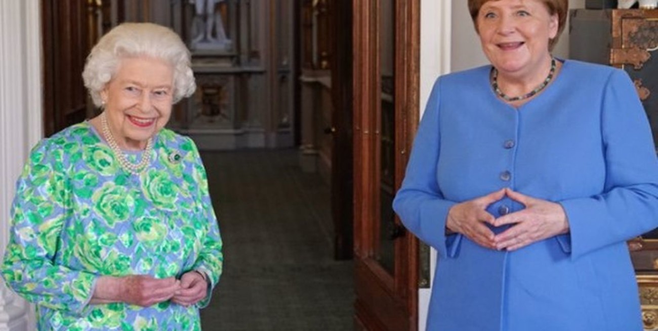 Isabel II despidió a Angela Merkel en el castillo de Windsor