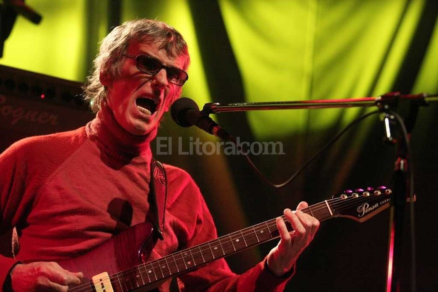 ELLITORAL_144873 |  Archivo El Litoral / Pablo Aguirre Spinetta en una de sus últimas visitas a la ciudad de Santa Fe