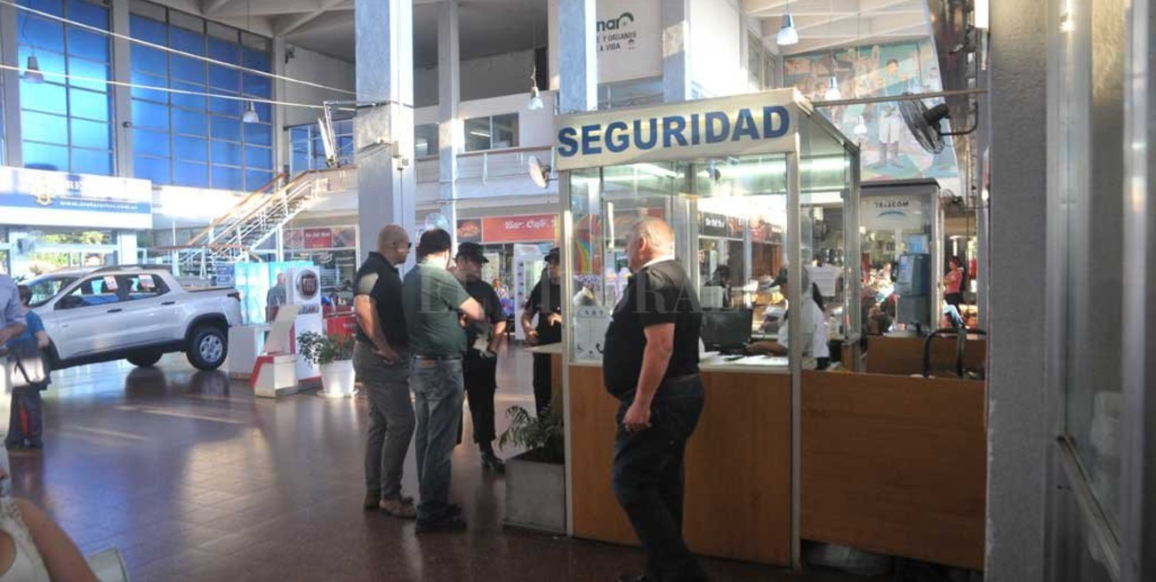 Una amenaza de bomba alteró la actividad de la terminal