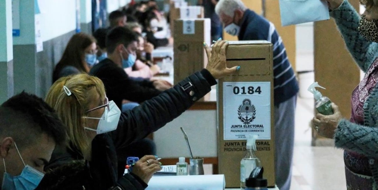 Votó el 65% del padrón electoral en Corrientes