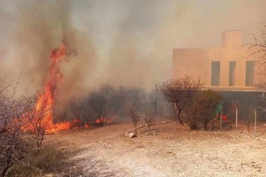 ELLITORAL_324442 |  Ministerio de Seguridad de Córdoba Incendio. En la zona de Mina Clavero.