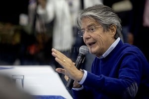 Xinhua El candidato presidencial por la alianza entre el movimiento Creando Oportunidades y el Partido Social Cristiano, Guillermo Lasso.