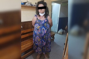 ELLITORAL_401101 |  Captura digital Verónica Gaitán, de 30 años, fue trasladada a un hospital psicquiátrico.
