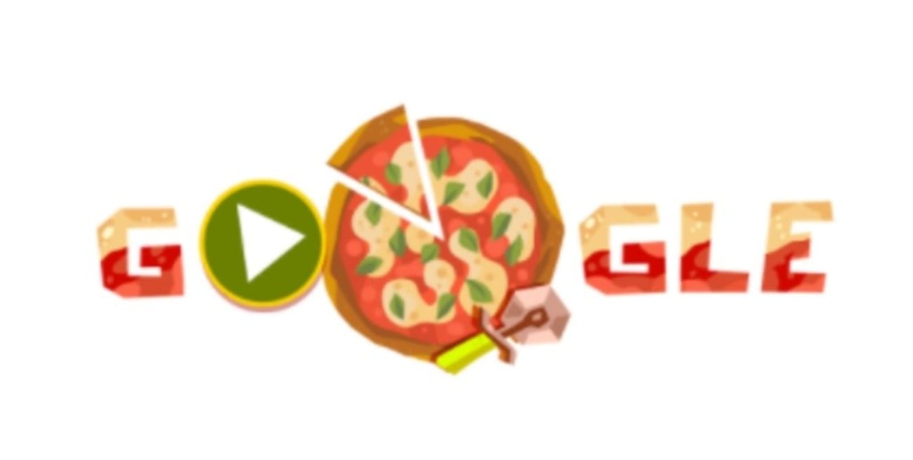 Google y su homenaje a la pizza con un doodle interactivo