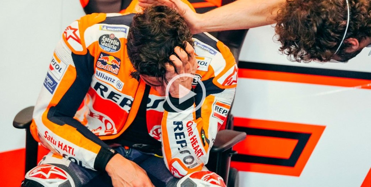 Video: la emoción de Marc Márquez tras su regreso al MotoGP