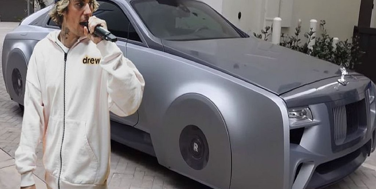 Se viralizó la imagen del "exclusivo" auto de Justin Bieber