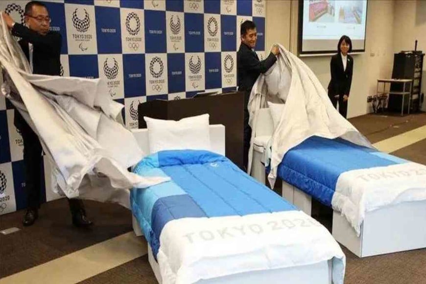 ELLITORAL_390866 |  Gentileza El COI anunció que incorporará camas de cartón y que no repartirá preservativos entre los atletas para dificultar las relaciones sexuales durante los Juegos Olímpicos.