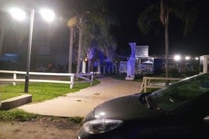 El Litoral Un momento de la intervención realizada en el country Aires del Llano.