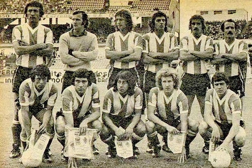 ELLITORAL_409856 |  Archivo El Litoral El primer equipo que colocó el Flaco Menotti en su paso por la selección, con Di Meola de  9