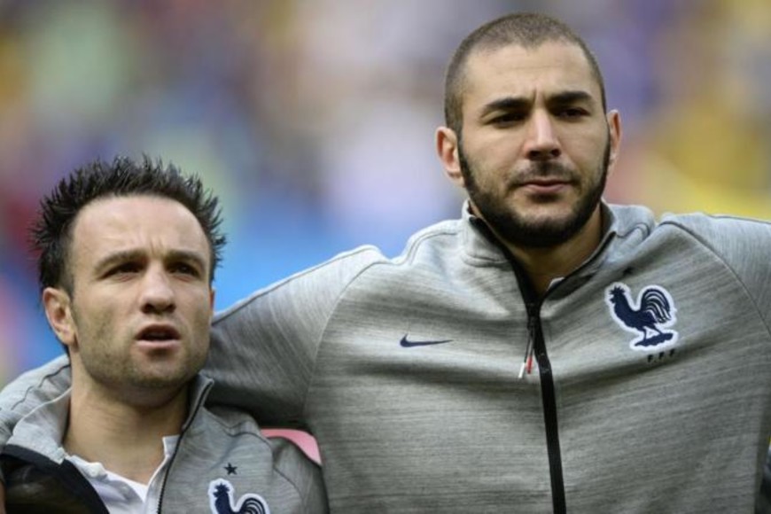 ELLITORAL_420163 |  Gentileza Mathieu Valbuena junto a Karim Benzema en la selección francesa.