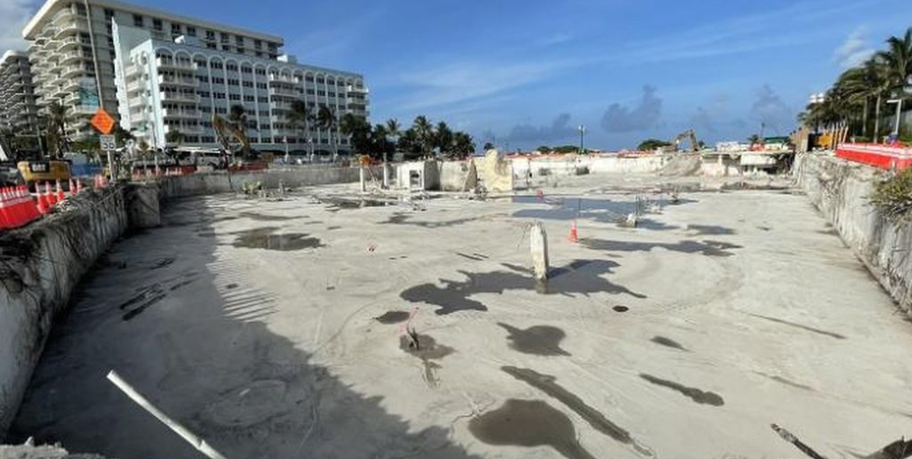 Miami: así se ve el emplazamiento de las Champlain Towers South tras el derrumbe