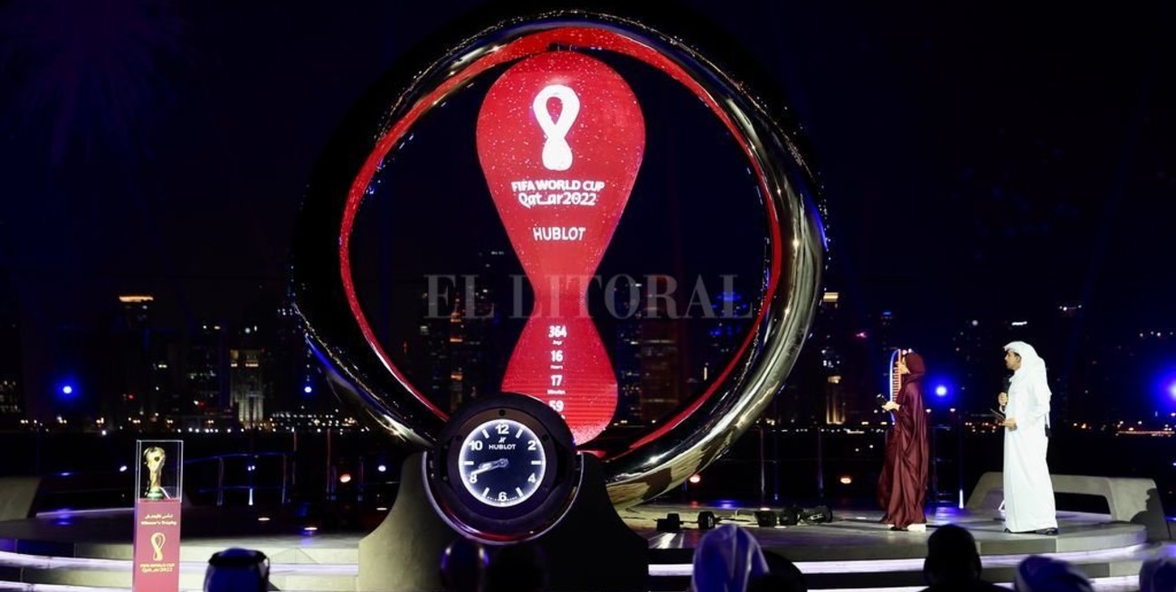 Se presentó el reloj oficial de la cuenta atrás para el Mundial Catar 2022