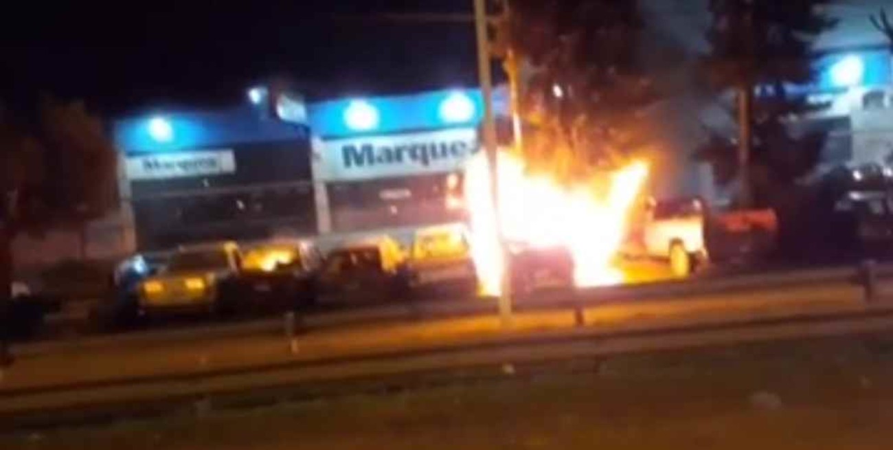 Fuertes disturbios y enfrentamientos con la policía en manifestación por el chofer asesinado en Virrey del Pino 