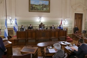 Gentileza Prensa Senado La oposición buscaba agregar al proyecto aprobado  un perdón a punitorios e intereses para las facturas de energía eléctrica y agua, pero debió resignar esa pretensión en favor del consenso.