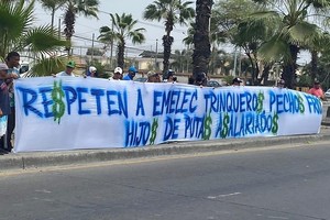Gentileza Así recibieron los simpatizantes de Emelec a los jugadores antes del partido.