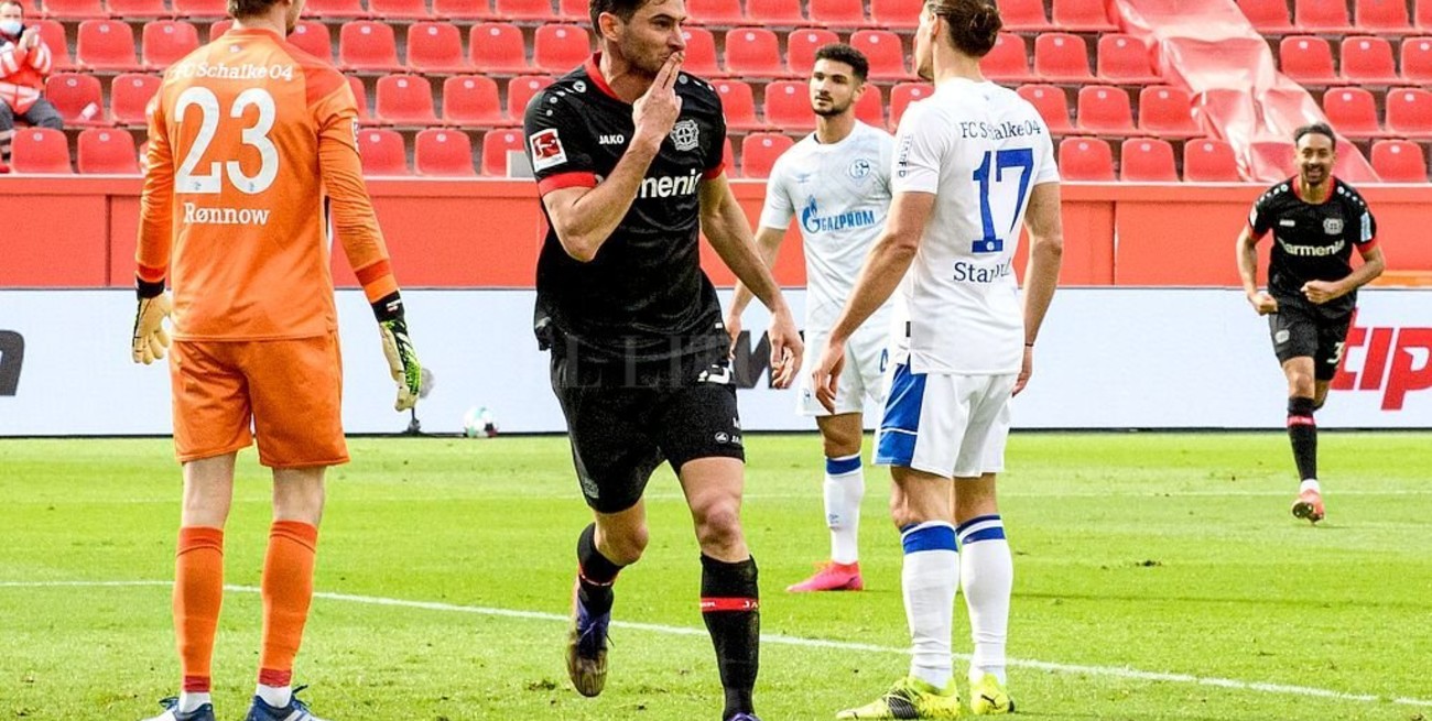 Ganó el Leverkusen y Lucas Alario volvió a marcar luego de dos meses