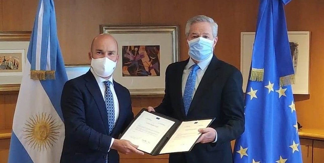 Felipe Solá recibió al nuevo embajador de la Unión Europea en la Argentina