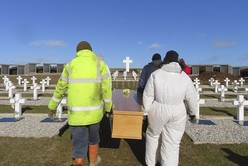 Inhumaron los restos de los seis excombatientes de Malvinas que fueron identificados