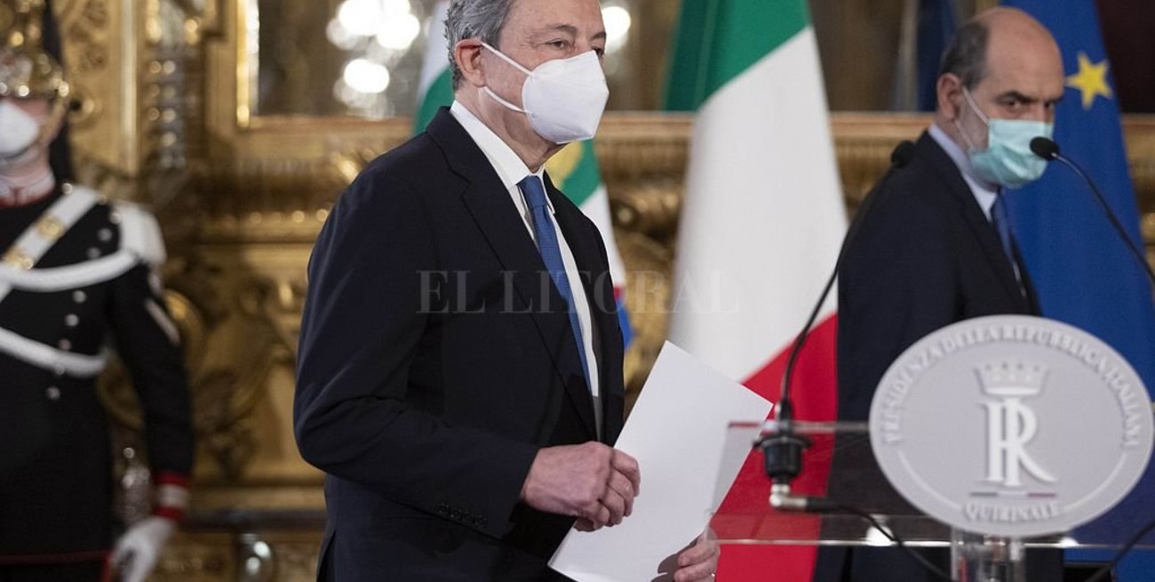 Mario Draghi aceptó formalmente el cargo de primer ministro de Italia