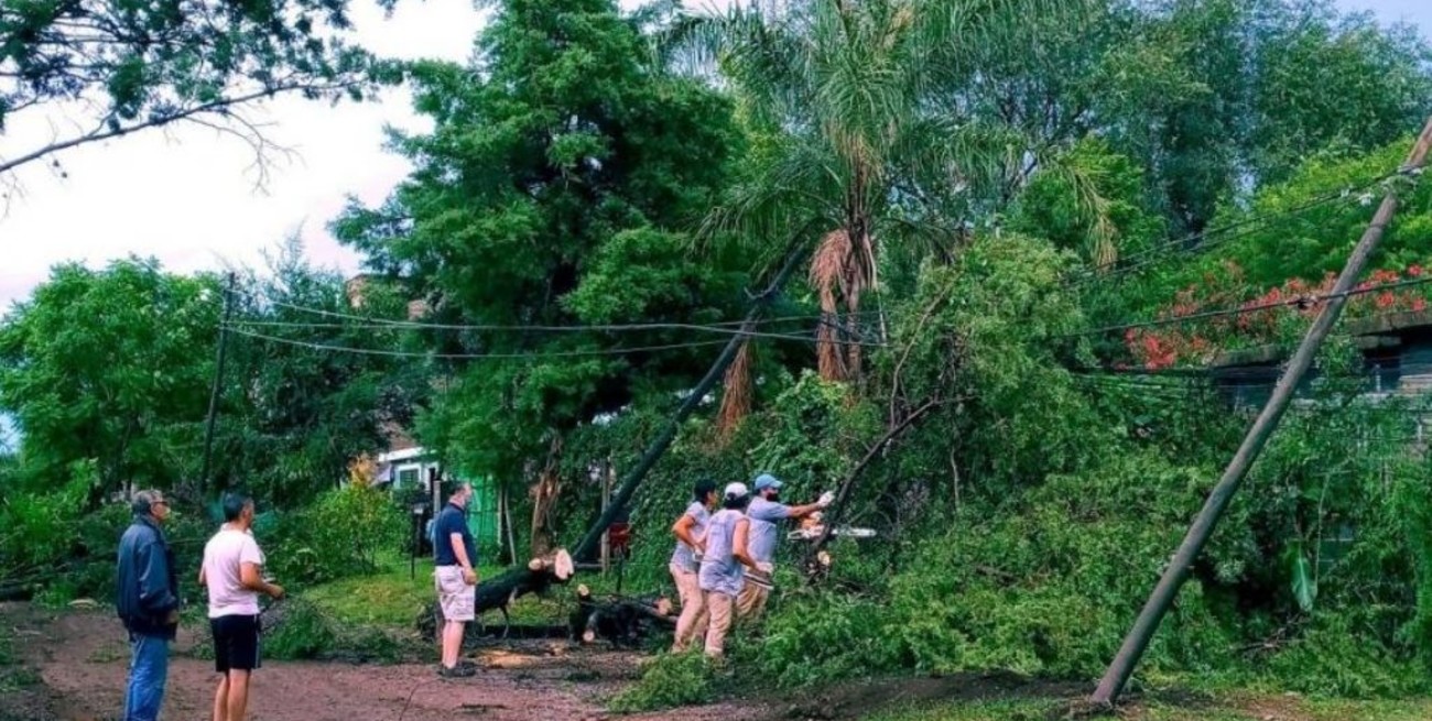 Voladuras de techos, caída de postes y árboles por una tormenta en las Sierras Chicas de Córdoba