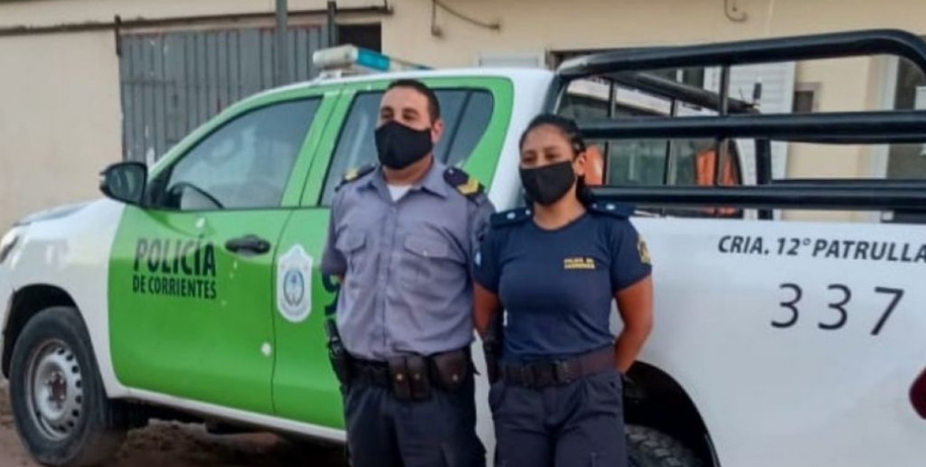 Corrientes: dio a luz arriba de un patrullero