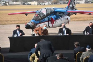 Gentileza Alberto Fernández y Schiaretti en la visita del presidente a Córdoba.