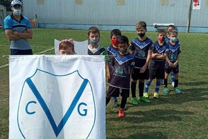 Gentileza El sábado pasado se realizó un encuentro de escuelitas en Gálvez.