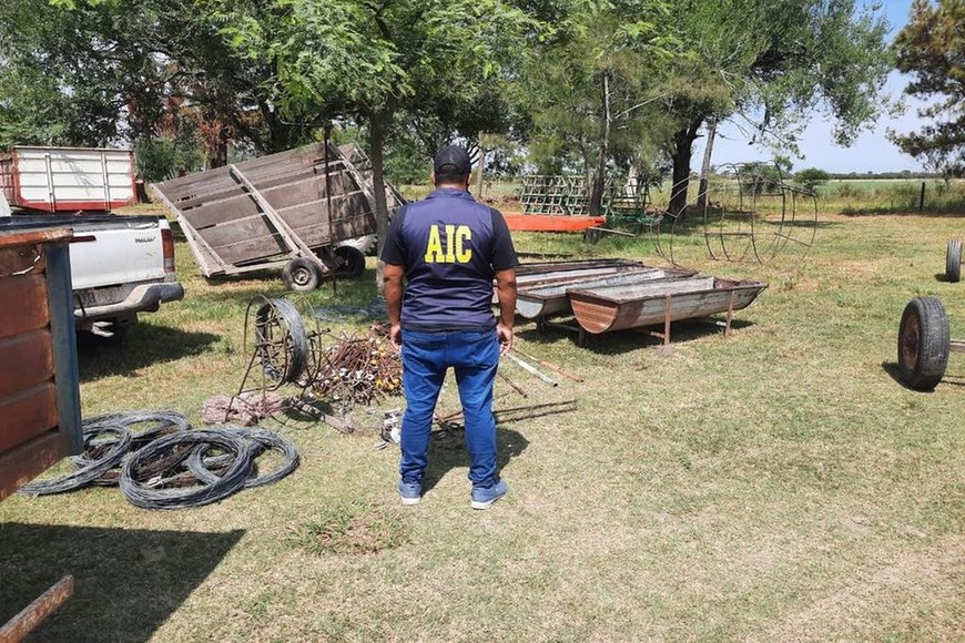 ELLITORAL_429806 |  Prensa AIC El allanamiento se realizó en un campo de 101 hectáreas del departamento San Cristóbal.