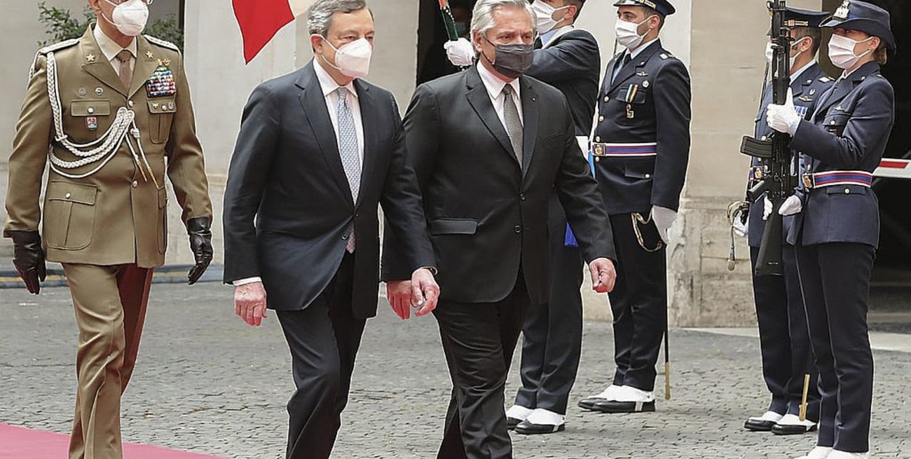 Deuda con el FMI: Alberto Fernández recibió el apoyo de Mario Draghi, primer ministro italiano 