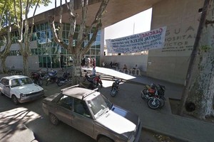 ELLITORAL_135786 |  Captura de pantalla Google Street View El bebé permanecía internado en el hospital de niños de Rosario