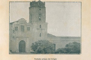 ELLITORAL_421419 |  Archivo El Litoral Fachada del Colegio de la Inmaculada Concepción en el año 1863.