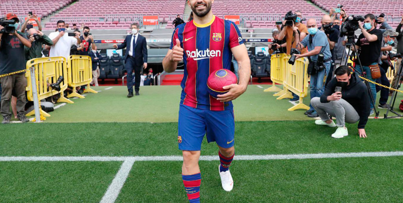 Se acerca el debut de Sergio Agüero en Barcelona