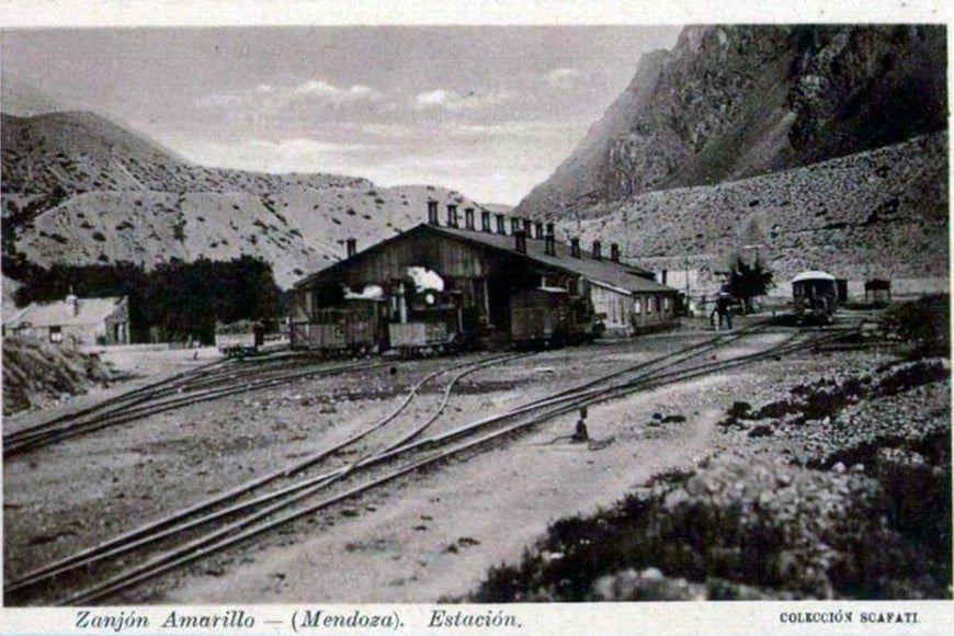 ELLITORAL_389142 |  Gentileza La antigua estación Zanjón Amarillo previa a ser destruida por el aluvión de 1934