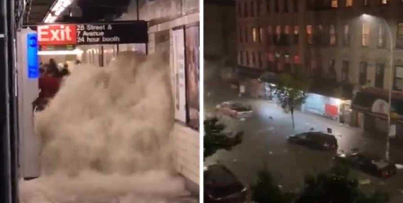 Nueva York declara estado de emergencia por inundación a causa de la tormenta tropical Ida 