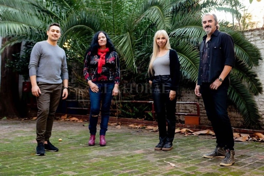 ELLITORAL_387012 |  Gentileza producción Mariano Tardivo, Ana Suñé, Gisela Trento y José Luis Jacquier, el equipo de producción del ciclo.